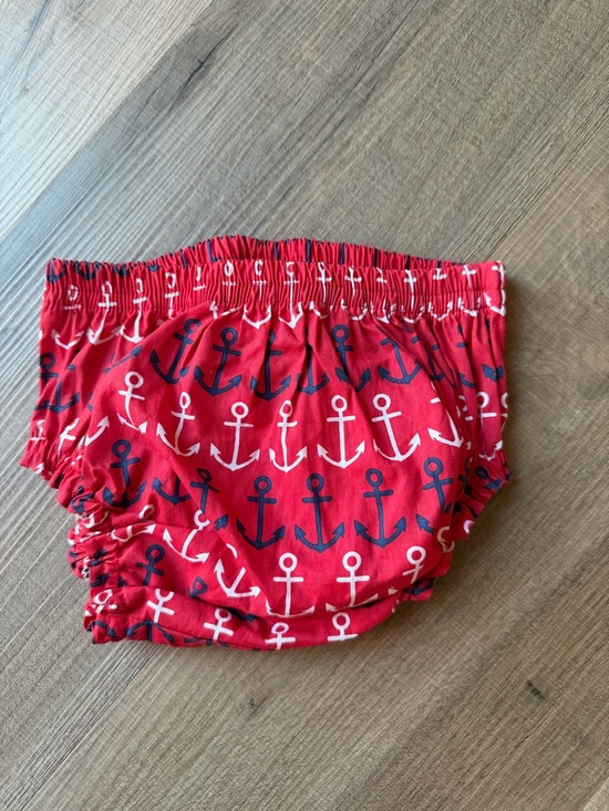 Pottery Barn Other - Pottery Barn Red Anchor Print Diaper Cover